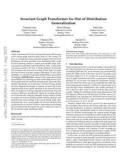 Invariant Graph Transformer for Out-of-Distribution Generalization