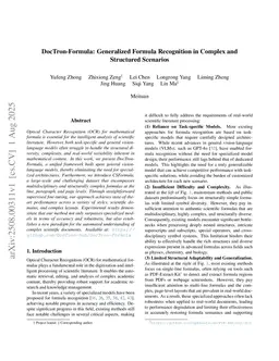 DocTron-Formula: Generalized Formula Recognition in Complex and Structured Scenarios