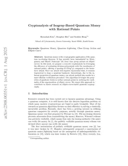 Cryptanalysis of Isogeny-Based Quantum Money with Rational Points