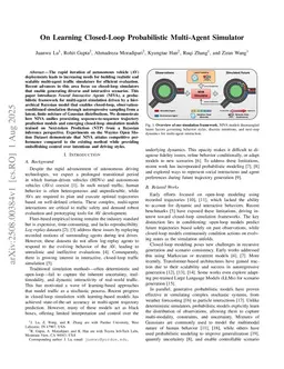 On Learning Closed-Loop Probabilistic Multi-Agent Simulator