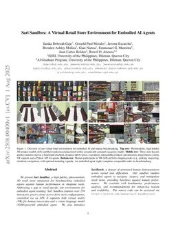 Sari Sandbox: A Virtual Retail Store Environment for Embodied AI Agents