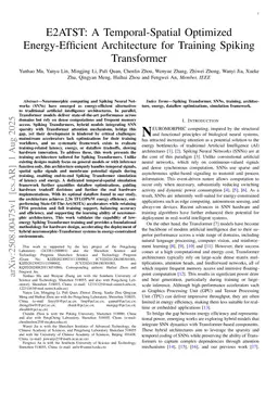 E2ATST: A Temporal-Spatial Optimized Energy-Efficient Architecture for Training Spiking Transformer