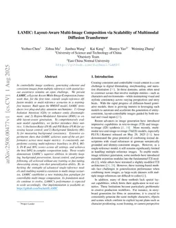 LAMIC: Layout-Aware Multi-Image Composition via Scalability of Multimodal Diffusion Transformer