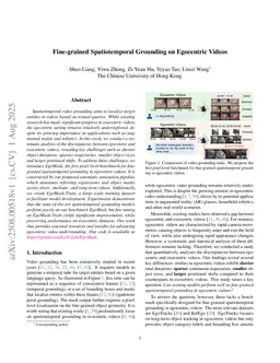 Fine-grained Spatiotemporal Grounding on Egocentric Videos