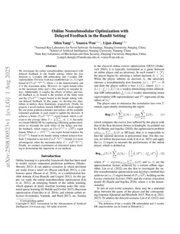 Online Nonsubmodular Optimization with Delayed Feedback in the Bandit Setting