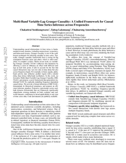Multi-Band Variable-Lag Granger Causality: A Unified Framework for Causal Time Series Inference across Frequencies
