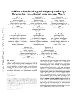MIHBench: Benchmarking and Mitigating Multi-Image Hallucinations in Multimodal Large Language Models