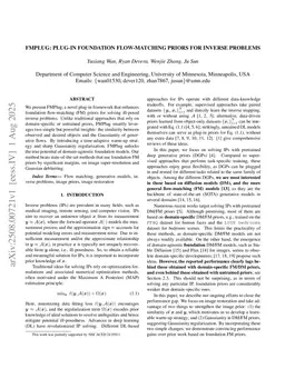 FMPlug: Plug-In Foundation Flow-Matching Priors for Inverse Problems