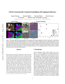 GECO: Geometrically Consistent Embedding with Lightspeed Inference