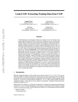 LeakyCLIP: Extracting Training Data from CLIP