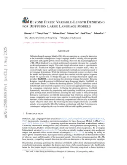 Beyond Fixed: Training-Free Variable-Length Denoising for Diffusion Large Language Models