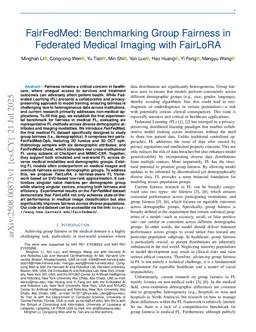 FairFedMed: Benchmarking Group Fairness in Federated Medical Imaging with FairLoRA