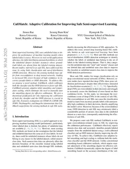 CaliMatch: Adaptive Calibration for Improving Safe Semi-supervised Learning