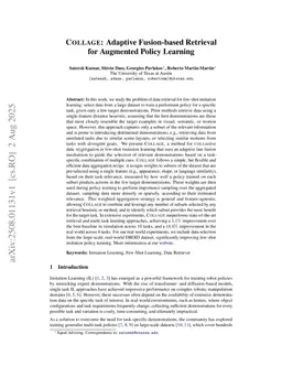 COLLAGE: Adaptive Fusion-based Retrieval for Augmented Policy Learning