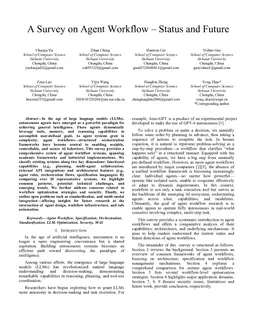 A Survey on Agent Workflow -- Status and Future