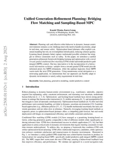 Unified Generation-Refinement Planning: Bridging Guided Flow Matching and Sampling-Based MPC for Social Navigation