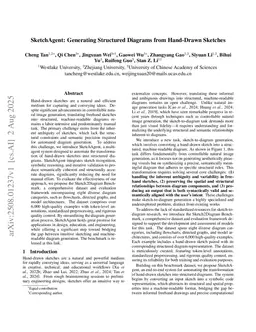 SketchAgent: Generating Structured Diagrams from Hand-Drawn Sketches