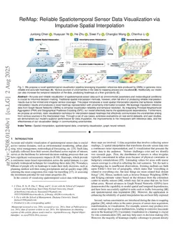 RelMap: Reliable Spatiotemporal Sensor Data Visualization via Imputative Spatial Interpolation