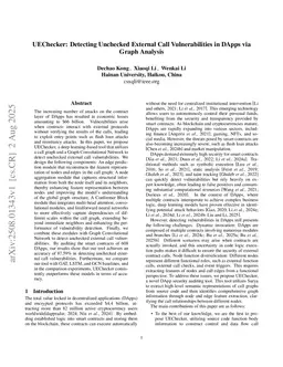 UEChecker: Detecting Unchecked External Call Vulnerabilities in DApps via Graph Analysis