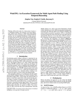 WinkTPG: An Execution Framework for Multi-Agent Path Finding Using Temporal Reasoning