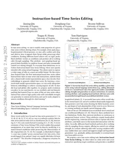Instruction-based Time Series Editing