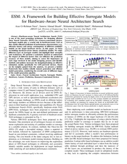 ESM: A Framework for Building Effective Surrogate Models for Hardware-Aware Neural Architecture Search