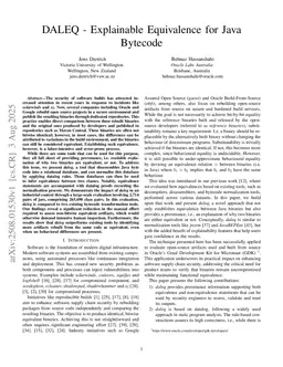 DALEQ -- Explainable Equivalence for Java Bytecode