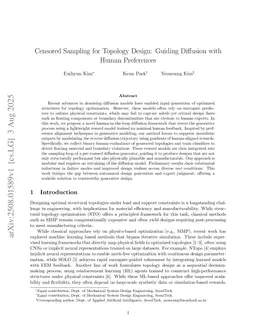 Censored Sampling for Topology Design: Guiding Diffusion with Human Preferences