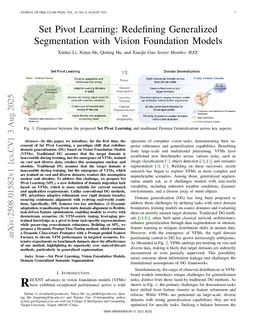 Set Pivot Learning: Redefining Generalized Segmentation with Vision Foundation Models
