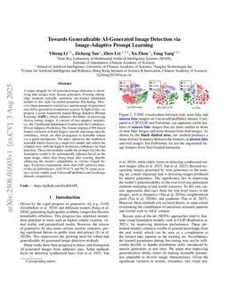 Towards Generalizable AI-Generated Image Detection via Image-Adaptive Prompt Learning
