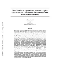 OpenMed NER: Open-Source, Domain-Adapted State-of-the-Art Transformers for Biomedical NER Across 12 Public Datasets