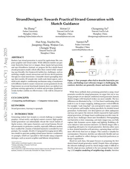 StrandDesigner: Towards Practical Strand Generation with Sketch Guidance