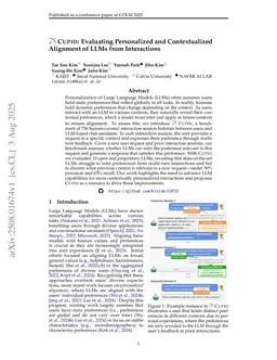 CUPID: Evaluating Personalized and Contextualized Alignment of LLMs from Interactions