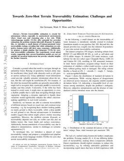 Towards Zero-Shot Terrain Traversability Estimation: Challenges and Opportunities