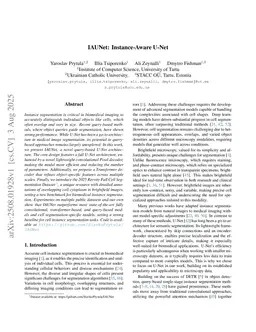 IAUNet: Instance-Aware U-Net