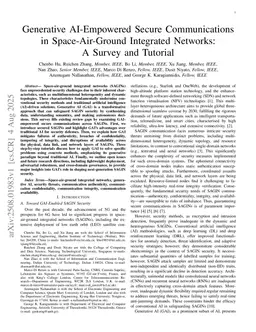 Generative AI-Empowered Secure Communications in Space-Air-Ground Integrated Networks: A Survey and Tutorial