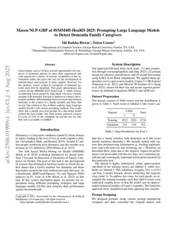 Prompting Large Language Models to Detect Dementia Family Caregivers