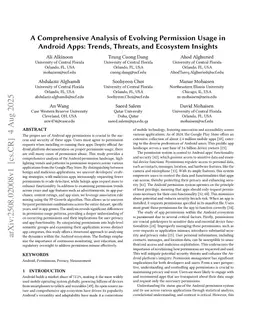 A Comprehensive Analysis of Evolving Permission Usage in Android Apps: Trends, Threats, and Ecosystem Insights
