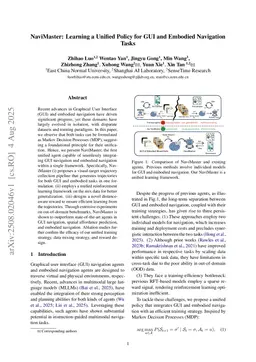 NaviMaster: Learning a Unified Policy for GUI and Embodied Navigation Tasks