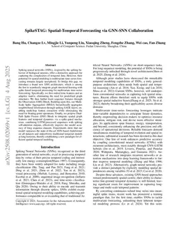 SpikeSTAG: Spatial-Temporal Forecasting via GNN-SNN Collaboration
