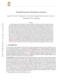Trainable Dynamic Mask Sparse Attention
