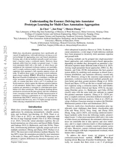 Understanding the Essence: Delving into Annotator Prototype Learning for Multi-Class Annotation Aggregation