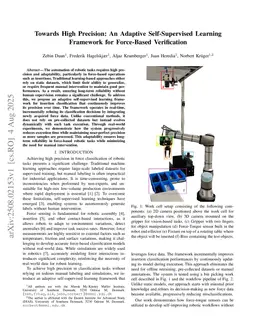 Towards High Precision: An Adaptive Self-Supervised Learning Framework for Force-Based Verification