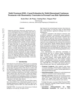 Multi-Treatment-DML: Causal Estimation for Multi-Dimensional Continuous Treatments with Monotonicity Constraints in Personal Loan Risk Optimization