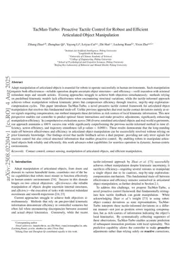 TacMan-Turbo: Proactive Tactile Control for Robust and Efficient Articulated Object Manipulation