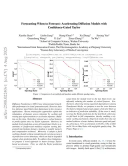 Forecasting When to Forecast: Accelerating Diffusion Models with Confidence-Gated Taylor