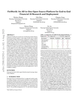 FinWorld: An All-in-One Open-Source Platform for End-to-End Financial AI Research and Deployment