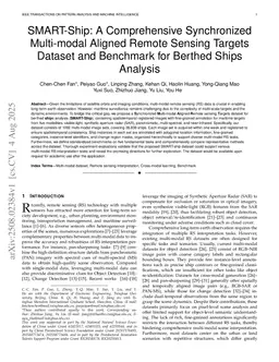 SMART-Ship: A Comprehensive Synchronized Multi-modal Aligned Remote Sensing Targets Dataset and Benchmark for Berthed Ships Analysis