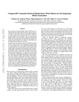 CompressKV: Semantic Retrieval Heads Know What Tokens are Not Important Before Generation