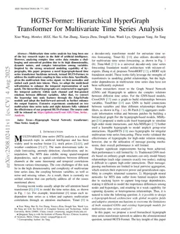 HGTS-Former: Hierarchical HyperGraph Transformer for Multivariate Time Series Analysis